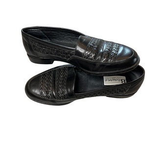 Browns Black Leather Loafers – Size 42 (US Men’s 9)